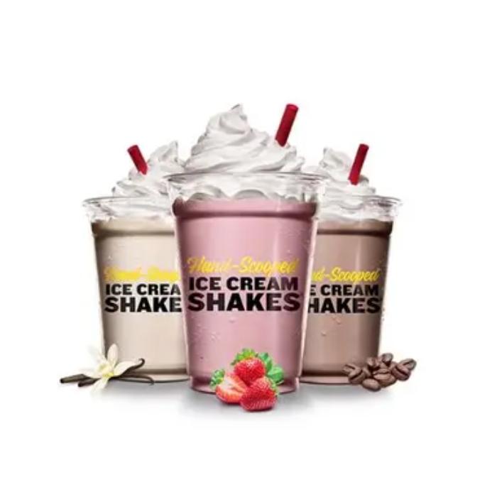 Chocolate 16 oz Hand Scooped Ice Cream Shake