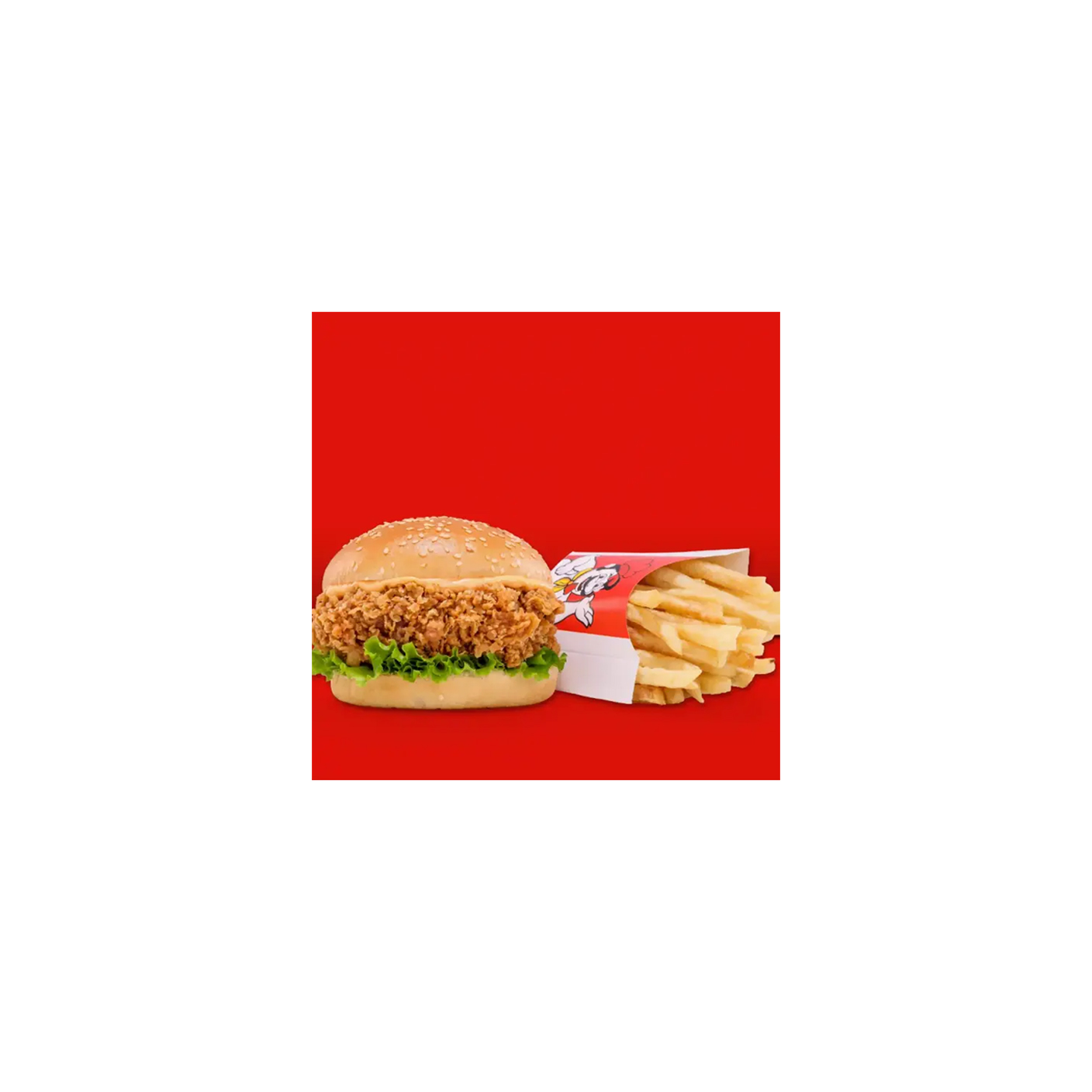 SIRACHA BURGER + FRIES