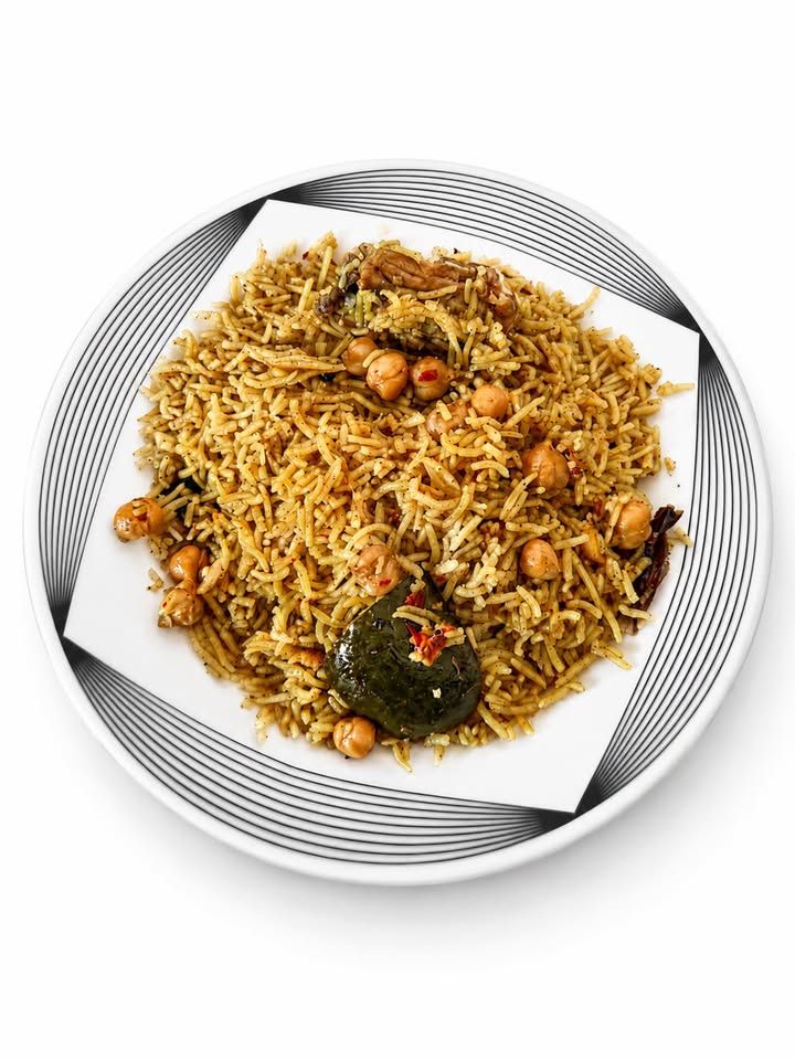 Half Chana Pulao