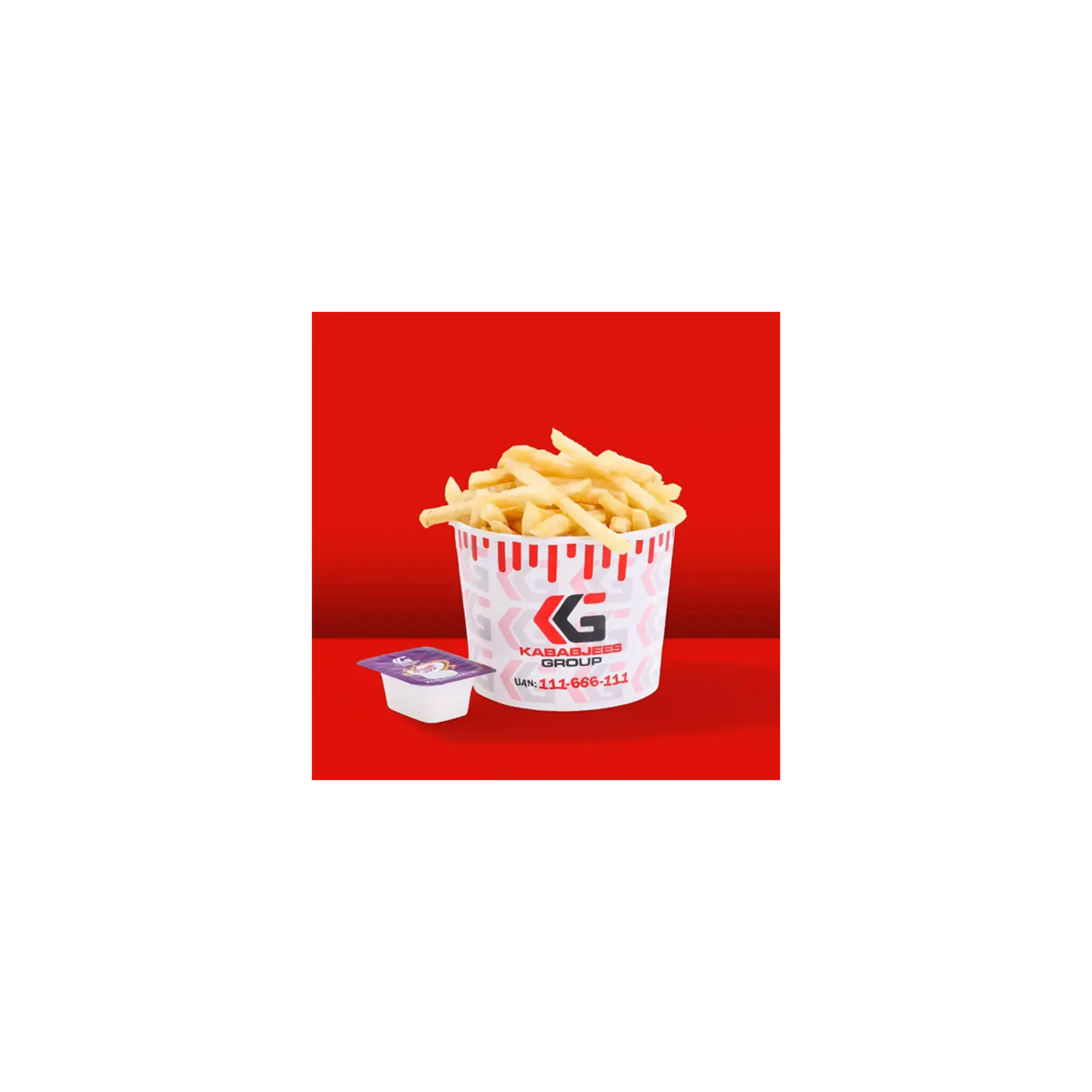 FRIES BUCKET WITH AL-BAIK DIP
