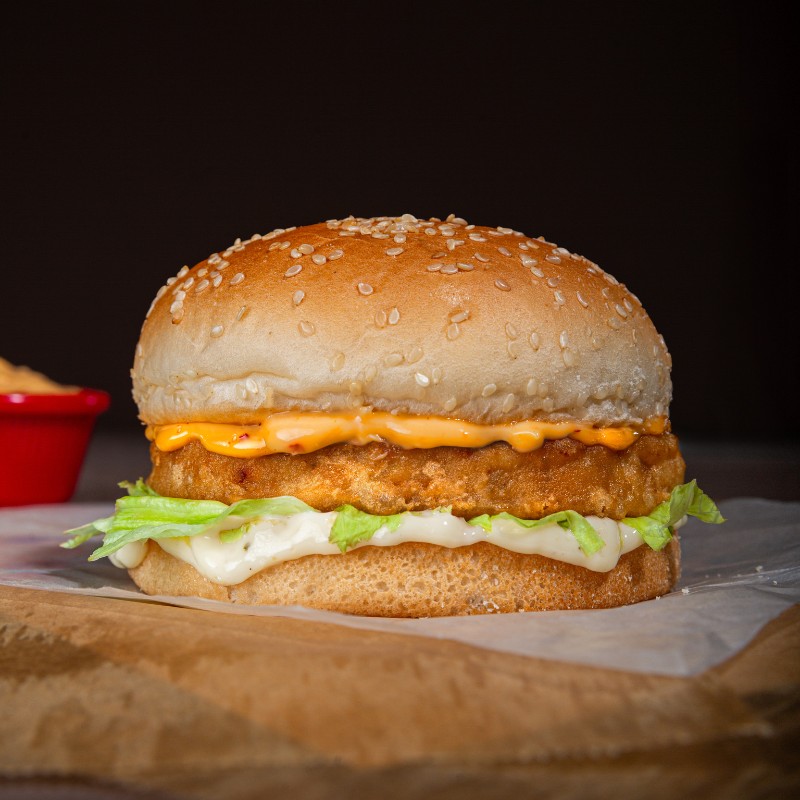 Jumbo Chicken Patty Burger